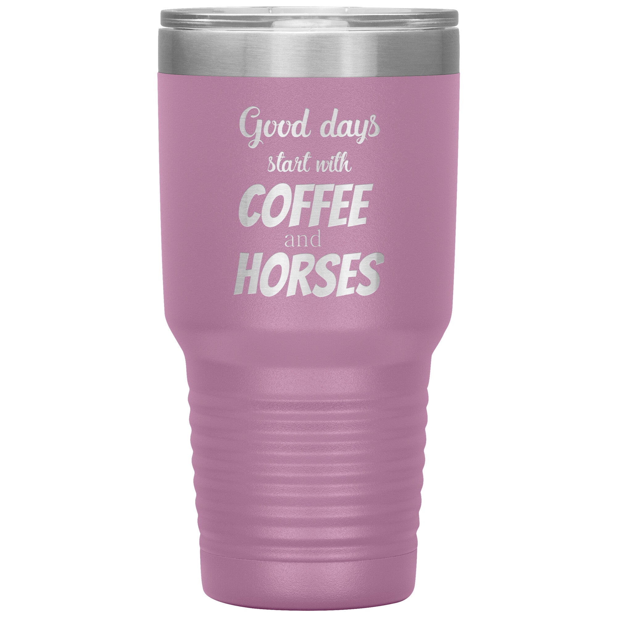 Coffee and horses 30oz Vacuum Tumbler