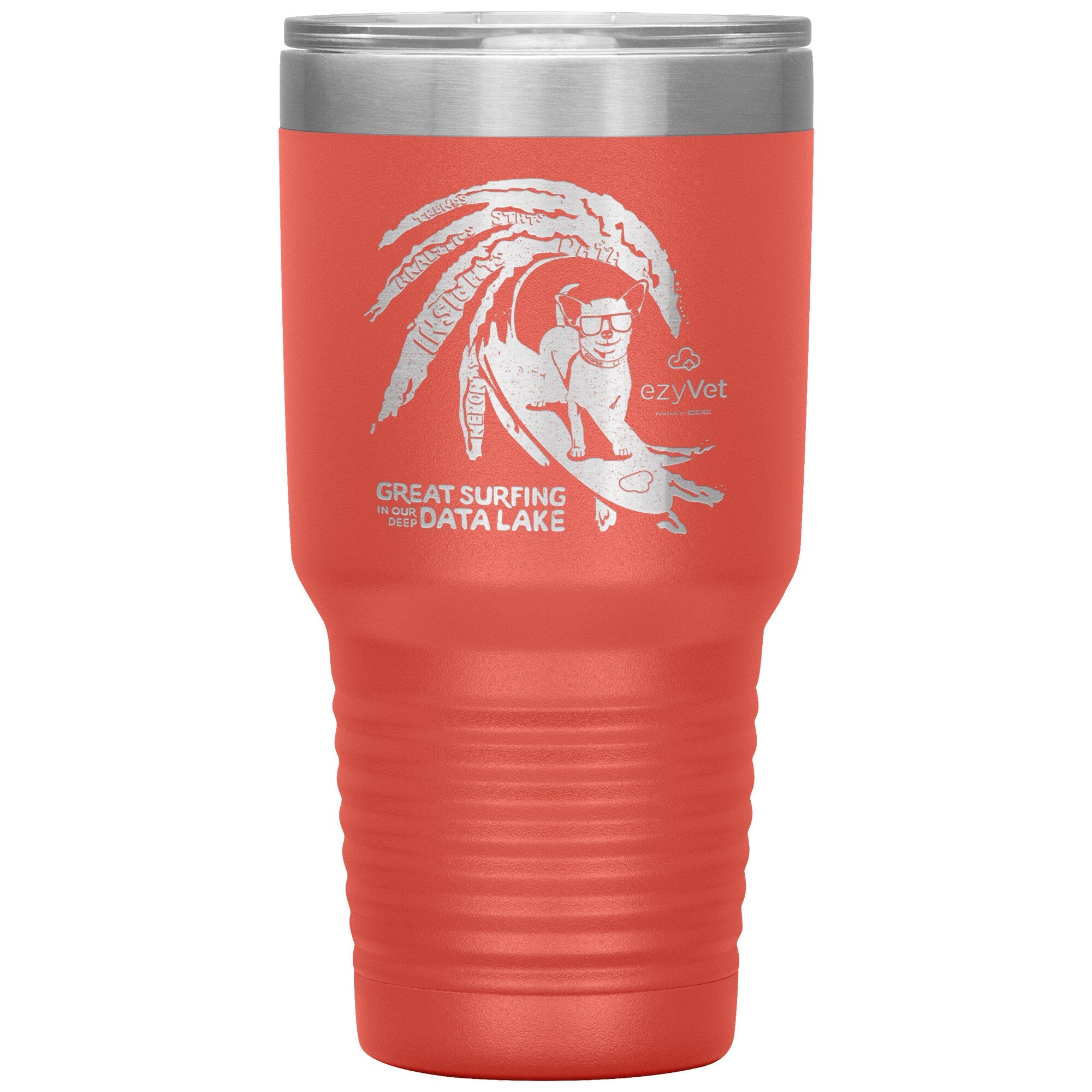 ezyVet Surf Dog 30 oz Tumbler