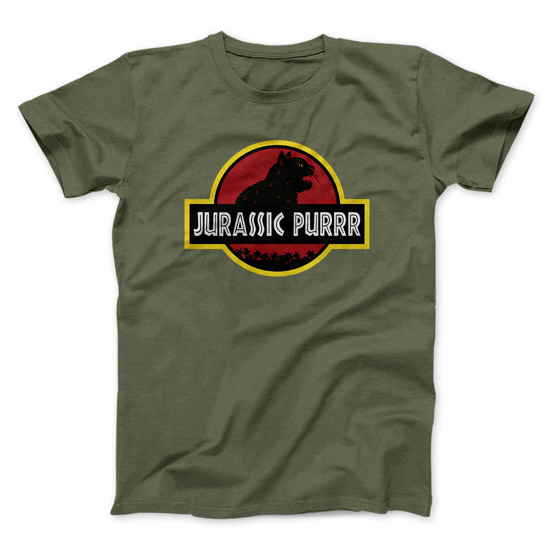 Jurassic Purr Cats Uhhh Find a Way Unisex T-Shirt - 100% Cotton or Cotton Poly Blend