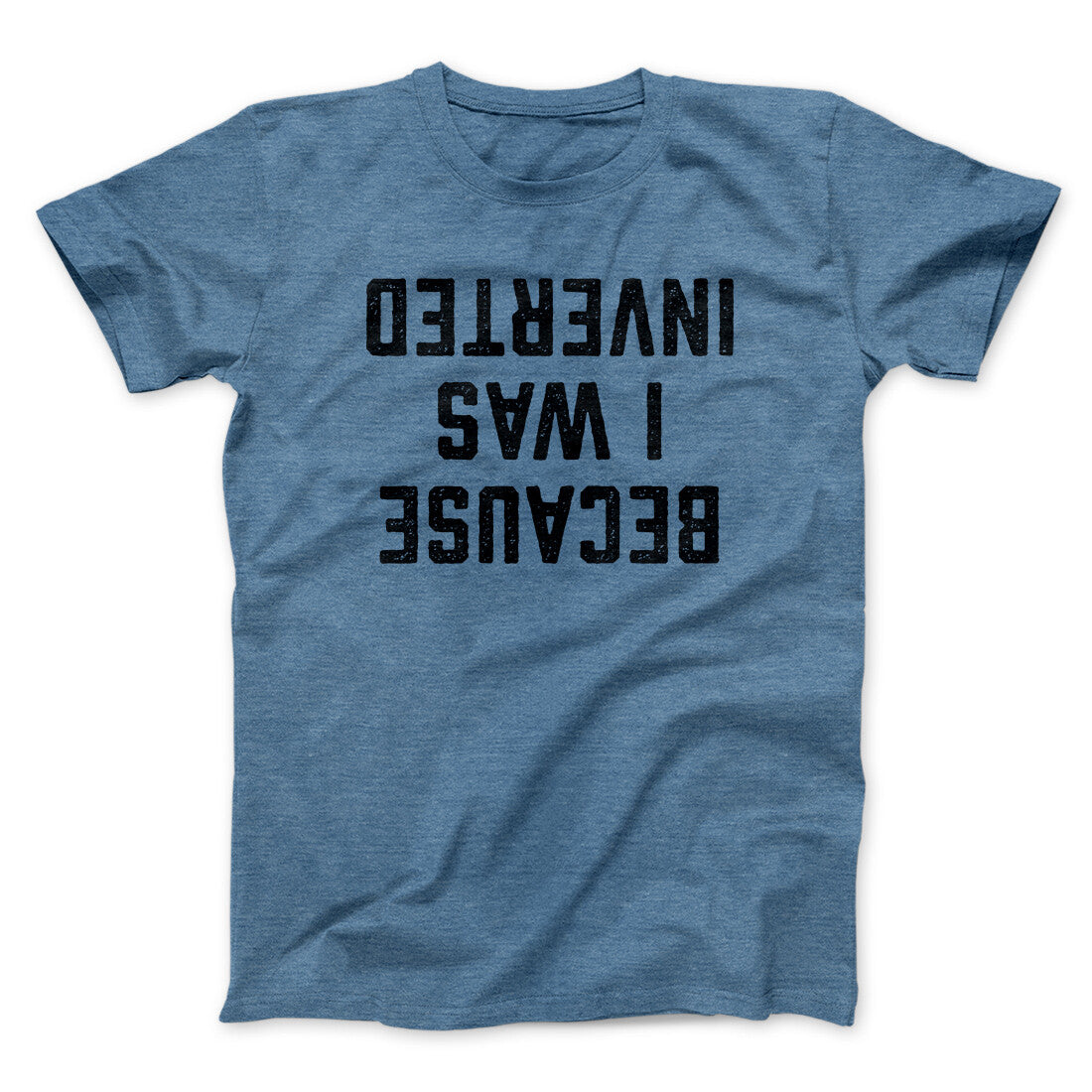 Because I Was Inverted Funny Movie Men/Unisex T-Shirt