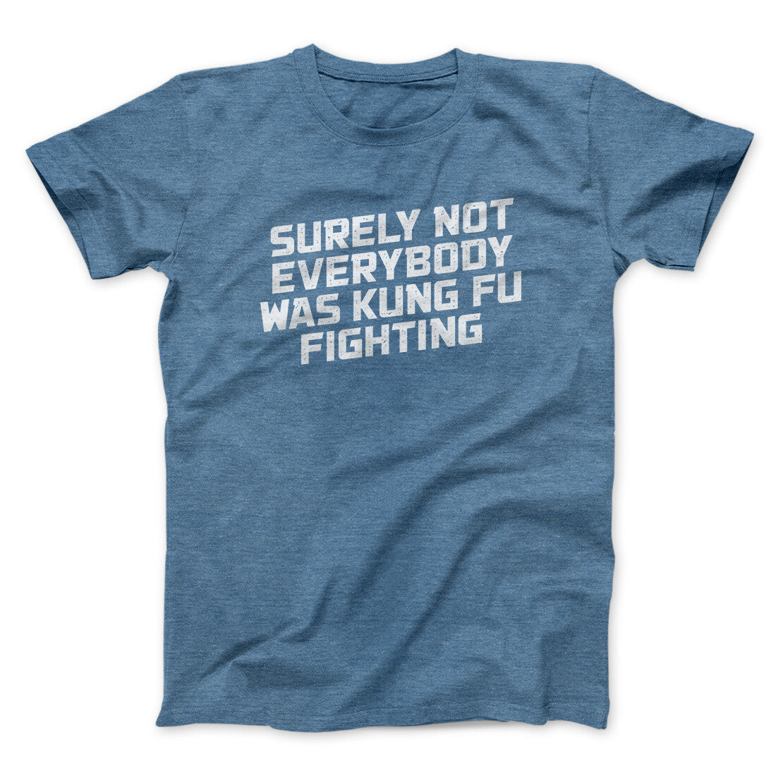 Surely Not Everyone Was Kung Fu Fighting Funny Men/Unisex T-Shirt